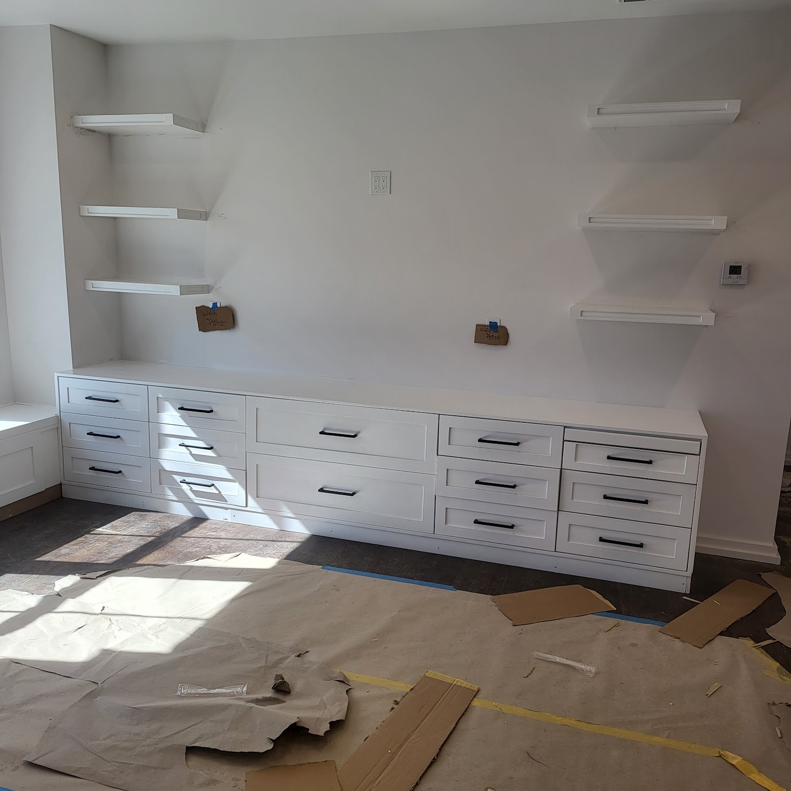 Dark walnut kitchen cabinetry project